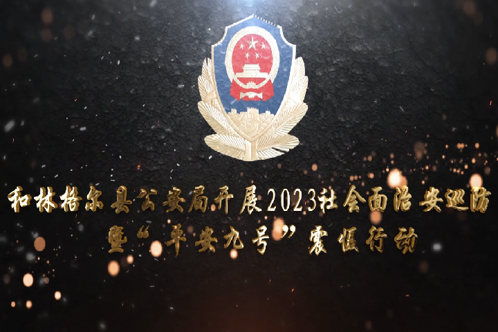 和林格爾縣公安局開展2023社會(huì)面治安巡防暨“平安九號(hào)”震懾行動(dòng)